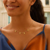 14K Yellow Gold XOXO Necklace, view 5