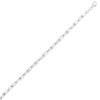 Sterling Silver Rhodium Plated Jax Link Chain (6.00 mm)