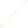 14K Yellow Gold Mini Initial G Bracelet