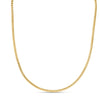 Sterling Silver Yellow Gold Plated Diamond Cut Franco Chain (3.20 mm), view 2
