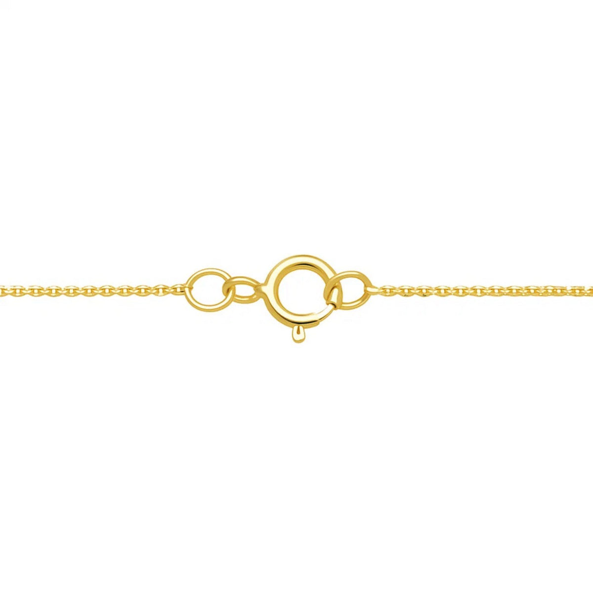 Crab Necklace in 10K Two Tone Yellow Gold, view 4