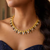 14K Yellow Gold La Grand Dame Collar Necklace, view 2