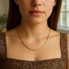 Sterling Silver Yellow Gold Plated Round Box Chain (2.60 mm), view 5