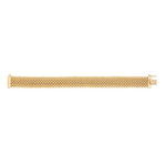 14K Yellow Gold High Polish Thick Braided Bracelet (14.50 mm), view 2