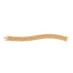 14K Yellow Gold High Polish Thick Braided Bracelet (14.50 mm), view 3