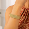 14K Yellow Gold High Polish Thick Braided Bracelet (14.50 mm), view 4