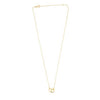 14K Yellow Gold High Polish Handcuff Necklace, view 2