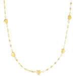 14K Yellow Gold Heart Necklace