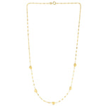 14K Yellow Gold Heart Necklace, view 2