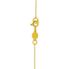 14K Yellow Gold Mini Diamond B Initial Pendant Necklace, view 4