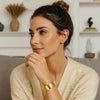Designer Medium Width Bracelet in 14K Yellow Gold (14.50 mm), view 4