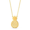 Pineapple Necklace in 10K Yellow Gold, view 2