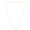 14K Yellow Gold Yours Truly Large Initial L Necklace, view 2