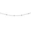 14K White Gold Diamonds by the Yard Necklace, view 2
