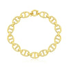 14K Yellow Gold High Polish Mariner Link Bracelet (8.80 mm)