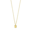 Sterling Silver Gold Plated Cubic Zirconia Octagonal Star Locket Necklace