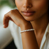 Lab Grown Round Diamond Tennis Bracelet in 14K Yellow Gold (7 cctw F/G VS2/SI1), view 4