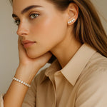 Lab Grown Round Diamond Tennis Bracelet in 14K Yellow Gold (7 cctw F/G VS2/SI1), view 5