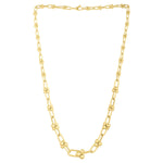 Graduated Jax Link Necklace in 14K Yellow Gold, view 2