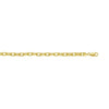 Sterling Silver Gold Plated French Cable Chain (5.60 mm), view 3
