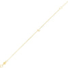 14K Yellow Gold Mini Initial L Bracelet