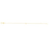 14K Yellow Gold Mini Initial L Bracelet, view 2