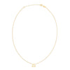 14K Yellow Gold Libra Necklace, view 2