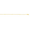 Stationed Heart Anklet in 14K Yellow Gold (1.00 mm), view 2