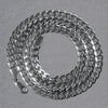 14K White Gold Miami Cuban Semi Solid Chain (7.00 mm)