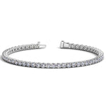 Lab Grown Round Diamond Tennis Bracelet in 14K White Gold (7 cctw F/G VS2/SI1)