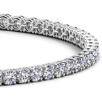 Lab Grown Round Diamond Tennis Bracelet in 14K White Gold (7 cctw F/G VS2/SI1), view 2