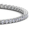 Lab Grown Round Diamond Tennis Bracelet in 14K White Gold (7 cctw F/G VS2/SI1), view 2