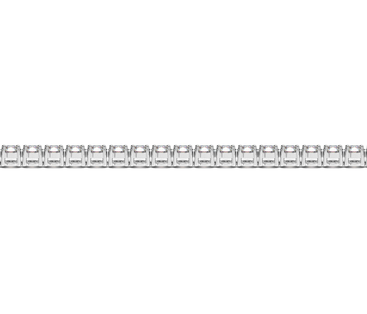 Lab Grown Round Diamond Tennis Bracelet in 14K White Gold (7 cctw F/G VS2/SI1), view 3