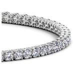 Lab Grown Round Diamond Tennis Bracelet in 14K White Gold (5 cctw F/G VS2/SI1), view 2