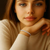Lab Grown Round Diamond Tennis Bracelet in 14K White Gold (5 cctw F/G VS2/SI1), view 4