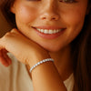 Lab Grown Round Diamond Tennis Bracelet in 14K White Gold (5 cctw F/G VS2/SI1), view 7