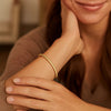 14K Yellow Gold Small Stretch Mesh Bracelet (3.40 mm), view 3