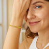 14K Yellow Gold Small Stretch Mesh Bracelet (3.40 mm), view 4