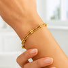 14k Yellow Gold 7 1/2 inch Jax Chain Bracelet (4.00 mm)
