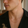 14k Rose Gold Machine Rope Chain (0.95 mm)