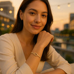 Single Mariner Link Bangle in 14K Yellow Gold (12.00 mm), view 3