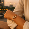 Single Mariner Link Bangle in 14K Yellow Gold (12.00 mm), view 4