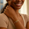 Single Mariner Link Bangle in 14K Yellow Gold (12.00 mm), view 5