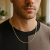 14k Yellow Gold Light Gourmette Chain (2.20 mm)