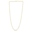 Moon Cut Bead Chain in 14k Yellow Gold (2.00 mm)