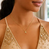 14K Yellow Gold Leo Necklace, view 4