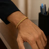 Lite Rope Chain Bracelet in 10K Yellow Gold (4.00 mm), view 4