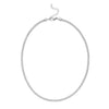 Sterling Silver Rhodium Plated Ice Barrel Chain (4.00 mm), view 3