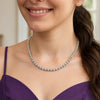 Sterling Silver Rhodium Plated Ice Barrel Chain (4.00 mm), view 4