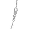 14k White Gold Round Cable Link Chain (2.6 mm)